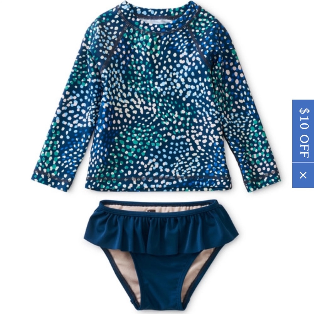 Tea collection rash guard NWT